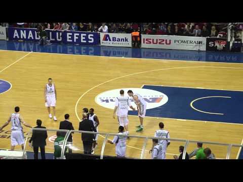 EFES-KAUNAS 52-49 3 POINT BY SAVANOVIC