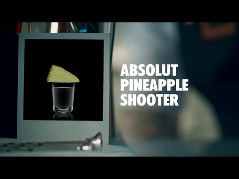 ABSOLUT PINEAPPLE SHOOTER DRINK RECIPE - HOW TO MIX