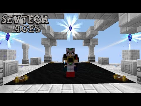 Teleporting, Flight, and Crystals : SevTech Ages Lp Ep #27 Minecraft 1.12
