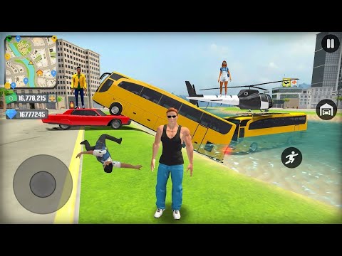 Police Officer Lamborghini Car Chase Passenger Transport Bus Motorcycle Simulator - Android Gameplay