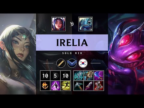 Irelia Mid vs Fizz - KR Diamond Patch 25.21