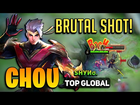 Chou Aggressive Gameplay Best Build 2022 [ Former Top 1 Global Chou ] By Sнуиσ. - Mobile Legends