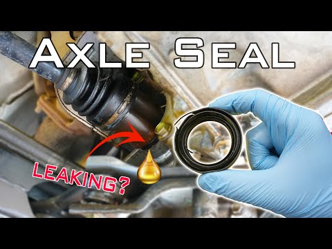 How To Replace a Leaking Axle Seal / Fix Front Axle Oil Leak Fast