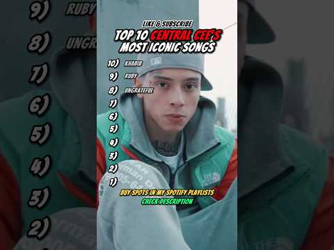 TOP 10 CENTRAL CEE'S MOST ICONIC SONGS #centralcee #drill #ukdrill