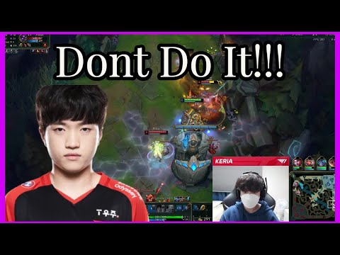 This Is What Happens When You Try Dive T1 Keria!!