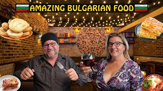 AMERICANS Trying Fine Dining BULGARIAN FOOD | Bulgaria Travel Show