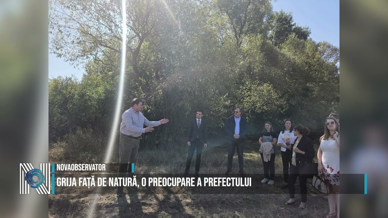 Grija față de natură, o preocupare a prefectului