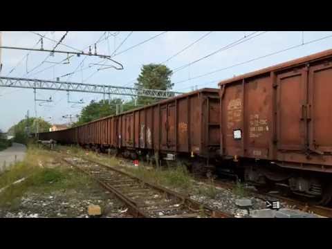 TAURUS OBB E.190 025 WORLD RECORD PARTE CON CARRI MERCI DA CAVA TIGOZZI.(CR) 8 - 10 - 2016.