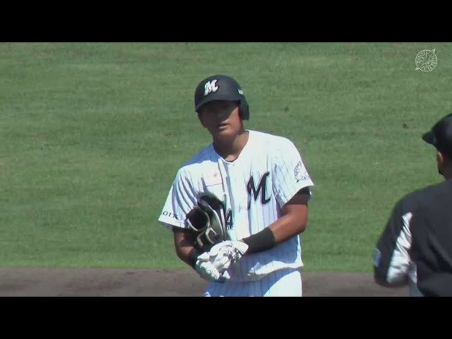 【ファーム】マリーンズ・山本大斗のタイムリーヒットで勝ち越しに成功!! 2022年5月29日  千葉ロッテマリーンズ 対 横浜DeNAベイスターズ