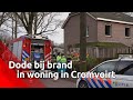 Dode bij brand in huis in Cromvoirt