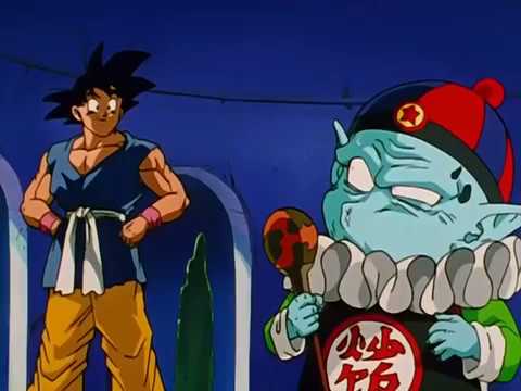 Dragon ball GT-Pilaf's wish_goku becomes a kid