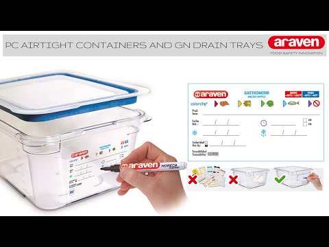 PC AIRTIGHT CONTAINERS AND GASTRONORM DRAIN TRAYS