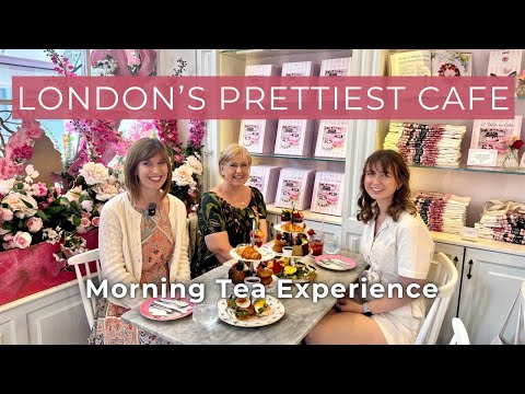 London's Pink Instagrammable Cafe: Peggy Porschen's London Morning Tea! ☕