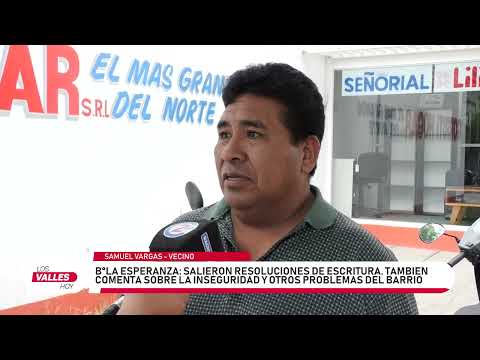 Falta de iluminación e inseguridad, problemas en el barrio La Esperanza de Perico