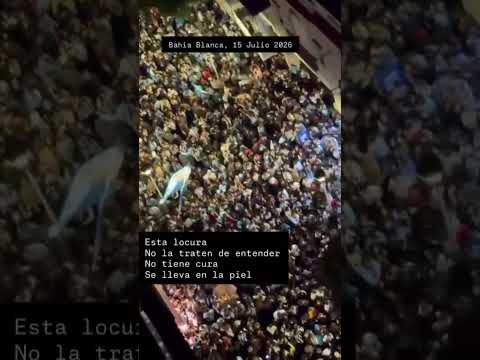 ARGENTINA BAHIA BLANCA SUDOESTE DE BUENOS AIRES CELEBRANDO EL BOLETO A LA FINAL