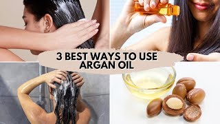 3 best ways to use argan oil on hair | how to use argan oil | how to apply argan oil on hair