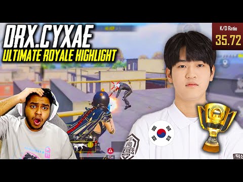 WORLD's RANK 1 HEADSHOT PRO BETTER THAN INDIAN TEAMS?? PMGC DRX Cyxae BEST Moments in PUBG Mobile