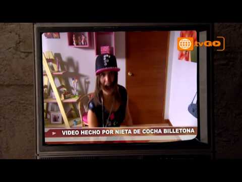 Video made by the granddaughter of the billetona cocha - there's room in the background