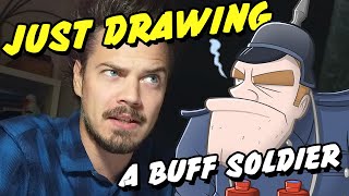 Vi tegner en supersoldat