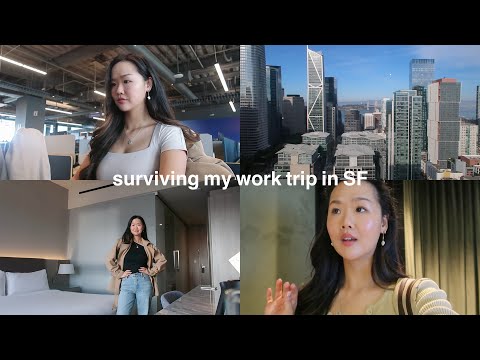 Work Trip Vlog | a week in SF, corporate girly working in tech