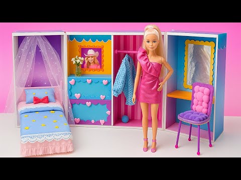 🏡 How to Build & the Coolest Doll House Ever! ✨💖 DIY Barbie Home Makeover from Cardboard!