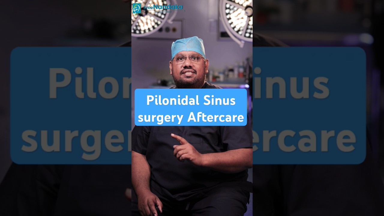 Pilonidal sinus surgery | Post operative care after surgery #surgerytips #aftercare