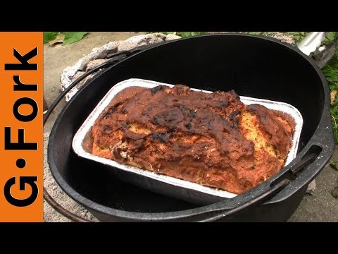 Dutch Oven Camping Recipe - Banana Bread - GardenFork