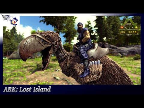 Taming A Terror Bird Army For The Gamma Dinopithecus Fight | ARK: Lost Island #13