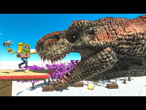 MEGA T-REX FEEDING - Animal Revolt Battle Simulator