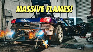 Our 2JZ Lambo made CRAZY POWER on the dyno...