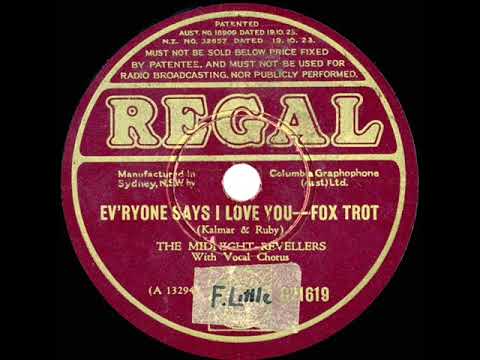 1932 Henry Hall-BBC Dance Orch. - Ev'ryone Says I Love You (Les Allen, vocal)
