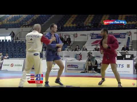 WORLD YOUTH AND JUNIORS SAMBO CHAMPIONSHIPS 2016  Akimenko Aleksejs LAT pat 3