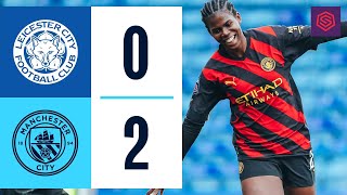Leicester vs Manchester City  WSL highlights