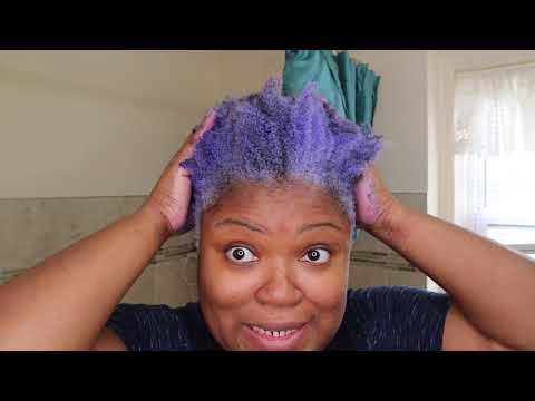 AG SILVER PURPLE SHAMPOO AND MASK ON GRAY NATURAL HAIR...