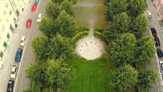 preview picture of video 'Luftaufnahmen vom Bordeauxplatz in München Haidhausen'