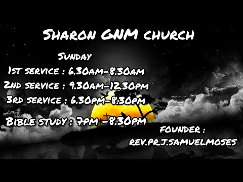 SUNDAY SERVICE // SHARON GNM CHURCH - thoothukudi