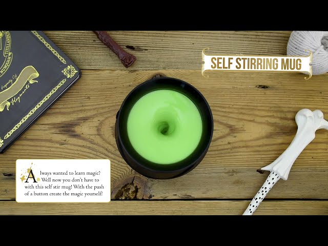 Vídeo relacionado con Harry Potter HAPOMAGMG Self Stirring Mug, Metal, 450 mililiters