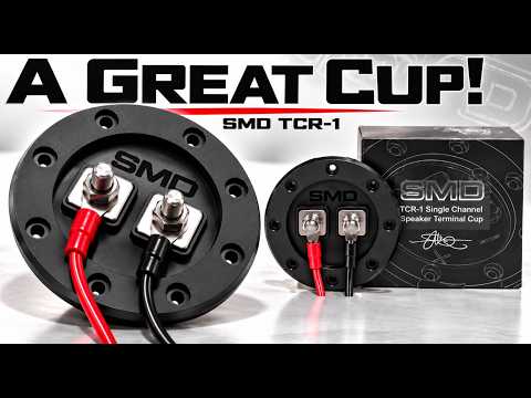 This terminal cup is AWESOME! The SMD TCR-1 for serious, high power subwoofer enclosures