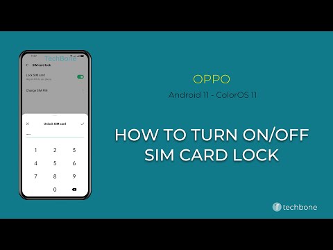 How to Turn On/Off SIM card lock - Oppo [Android 11 - ColorOS 11]