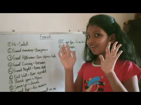 French Conversation|learn French| Hashmitha's World #LearnFrench #easytolearn