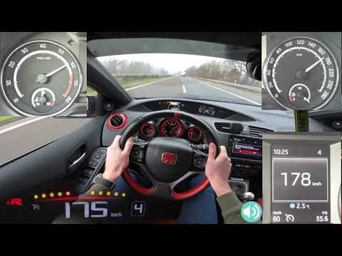 370HP Honda Civic Type R FK2 vs Škoda Octavia 2.0 TSI APR 1