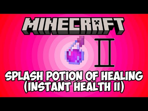 LightX Tech Support - Minecraft: How to Make Splash Potion of Healing (INSTANT HEALTH II) | Easy Potions Guide