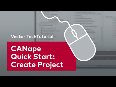 CANape Quick Start Guide (1/5) How to Create Project | #VectorTechTutorial