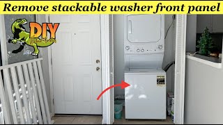 Remove GE Washer Dryer Center Front Panel