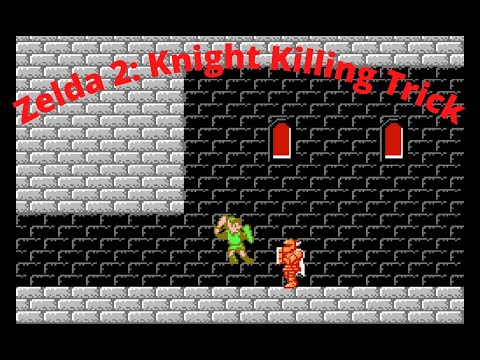 Zelda 2 The Adventure of Link A Trick to Beat the Knights 100% of the Time Tutorial