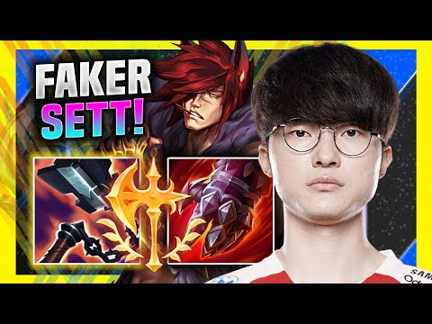 FAKER IS INSANE WITH SETT! - T1 Faker Plays Sett Mid vs Irelia! | Season 11