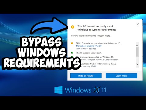 How To Fix This PC Can't Run Windows 11 (Bypass Minimum System Requirements) *Updated 2025*