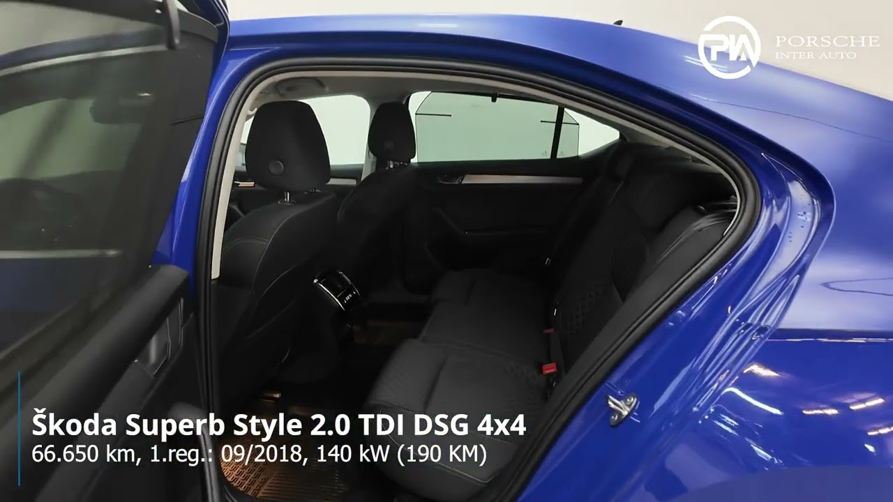 Škoda Superb Style 2.0 TDI DSG 4X4