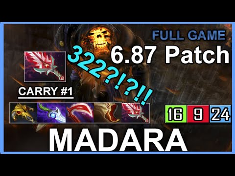 Madara Clinkz 6.87 Bloodthorn | 322?! | Full Game