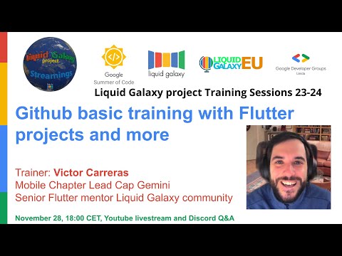 Github basic training with Flutter projects and more
